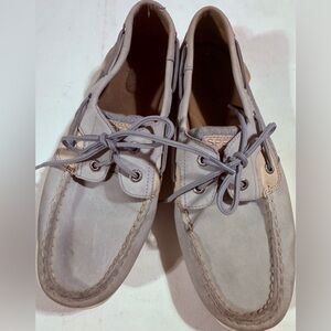 Sperry Women's Gray/Blueish Boat Shoes